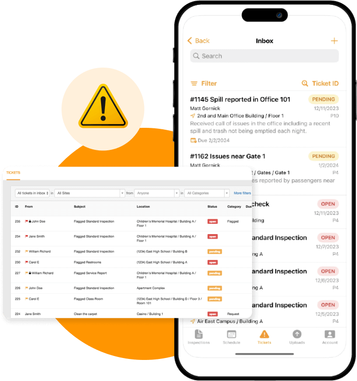 How OrangeQC real-time syncing works.