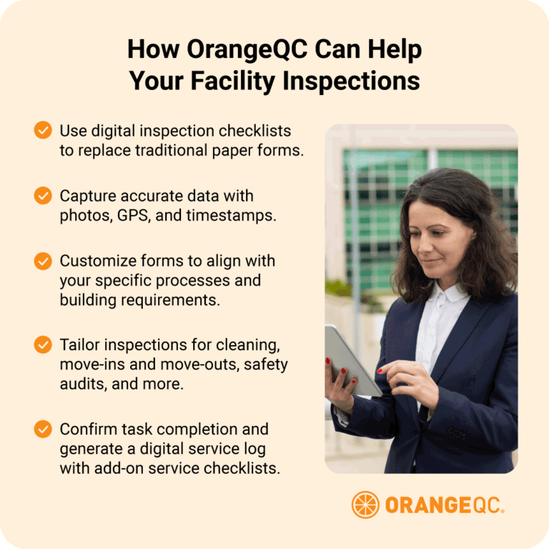 How OrangeQC can help your facility inspections.