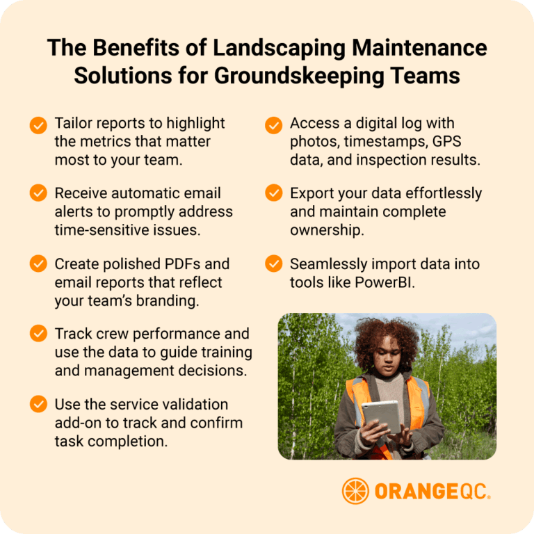Benefits of landscaping maintenance solutions for groundskeepers.