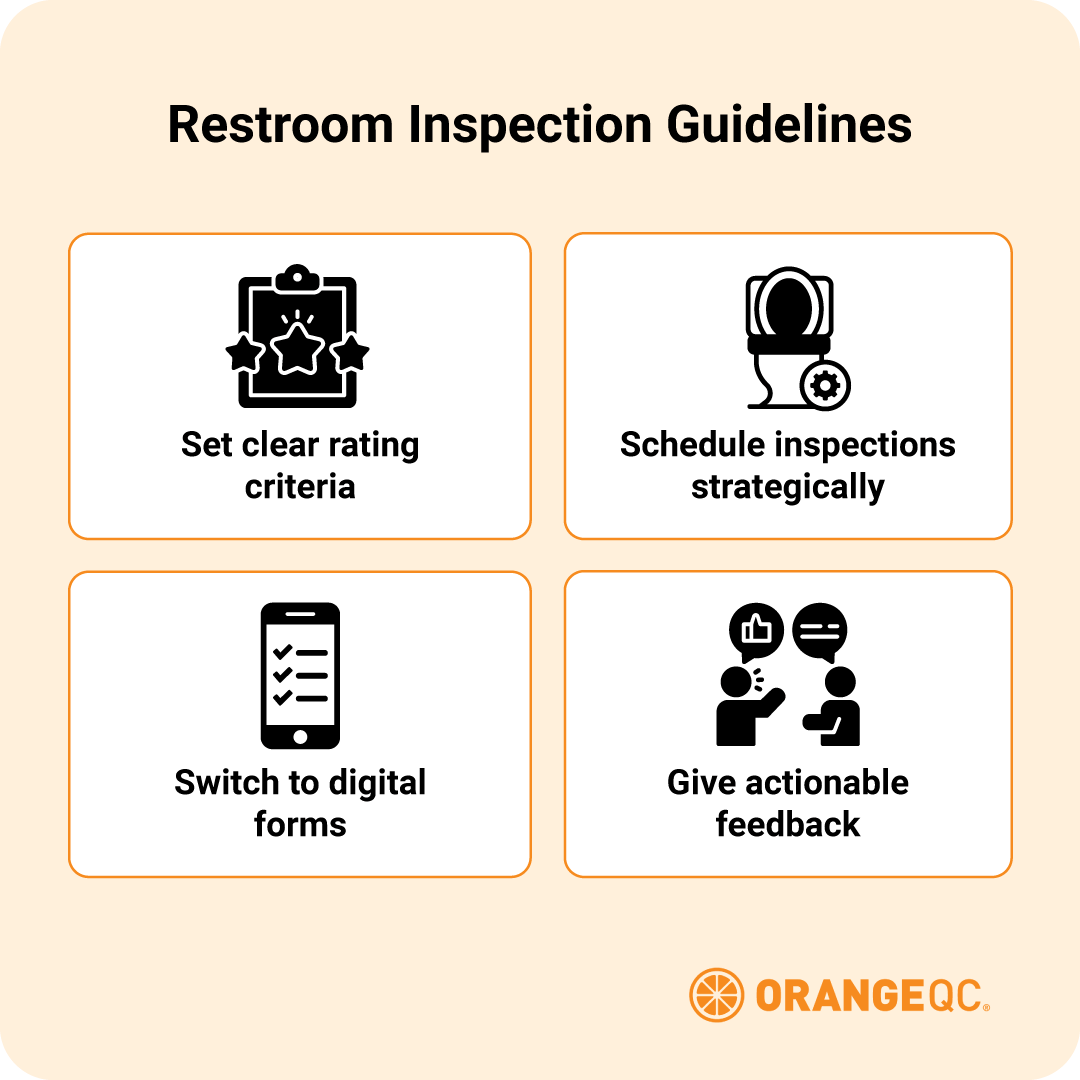 Best practices for inspecting commercial bathrooms.